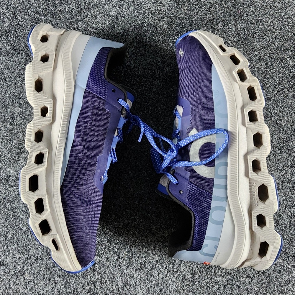On Cloudmonster Womens Running Shoes Navy Blue Helion CloudTec 61.99026 Size 9.5 - Picture 3 of 8